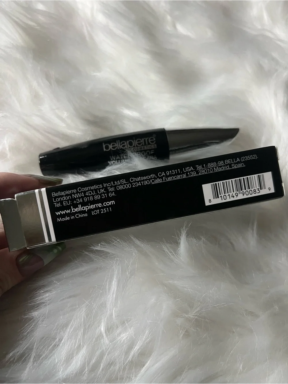 New Bellapierre Black Waterproof Volume Mascara